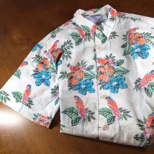 Izod Saltwater Relaxed Classics Tropical Print